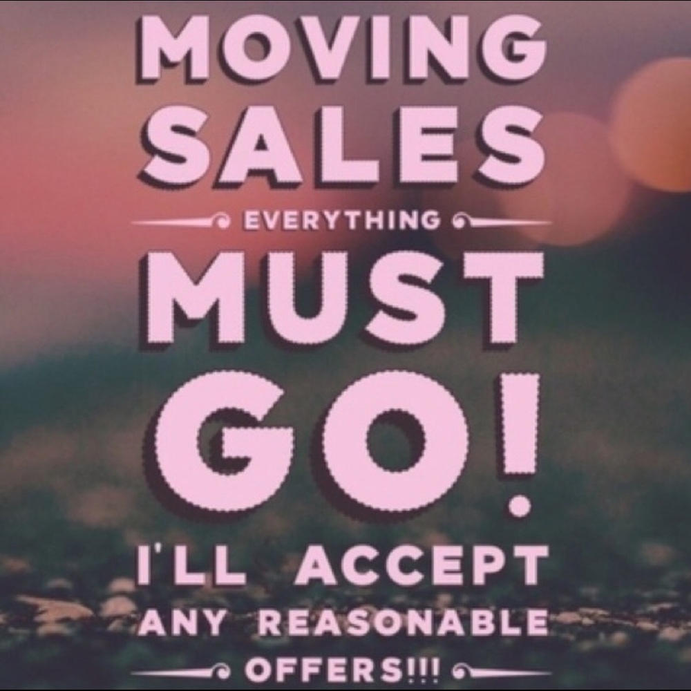 Moving Sale